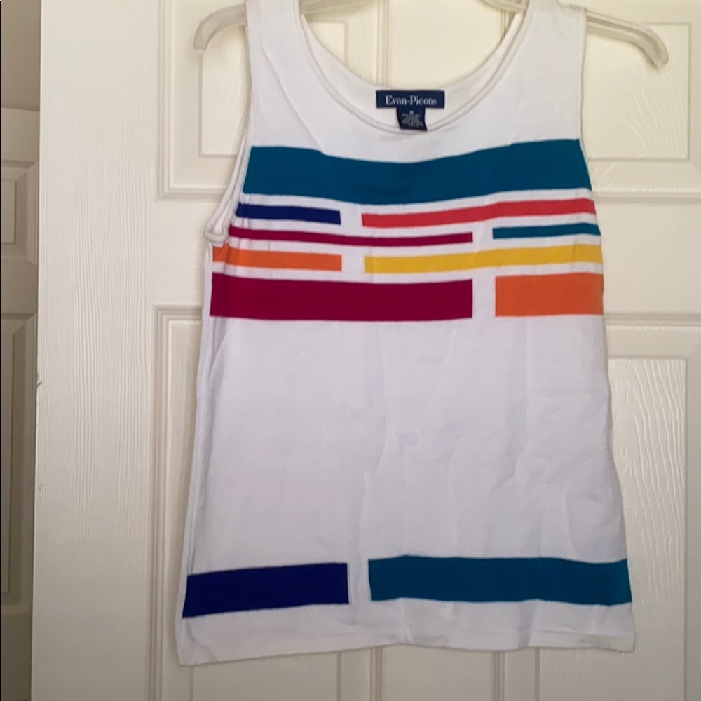 Evan Picone sleeveless sweater